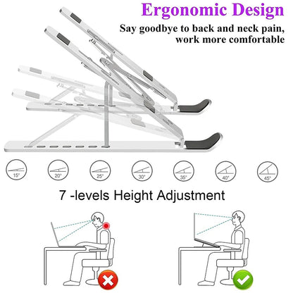 Adjustable laptop stand