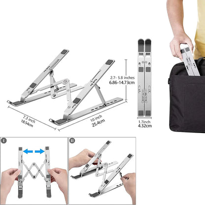 Adjustable laptop stand