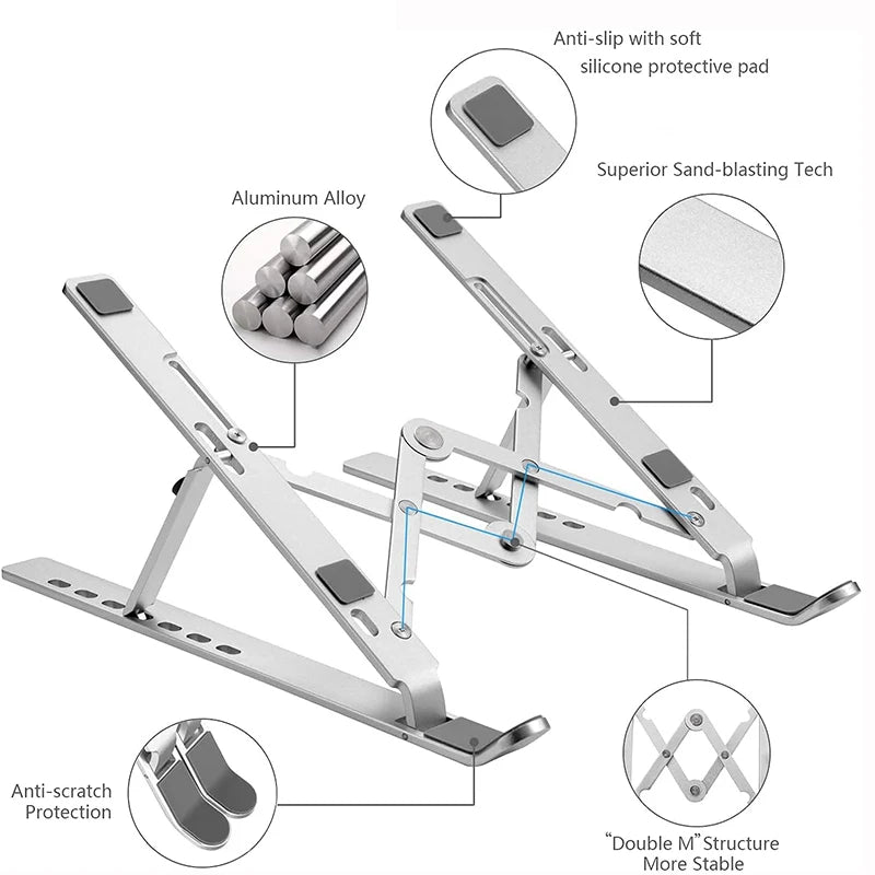 Adjustable laptop stand